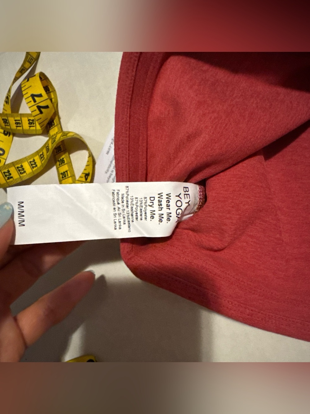 Beyond Yoga Spacedye Refocus Bra Size M Faded Rose Heather NWT - Picture 8 of 9